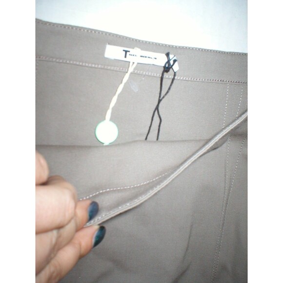 New Womens Designer T Alexander Wang M NWT Skirt Pencil Brown Side Zipper Office - Picture 4 of 5